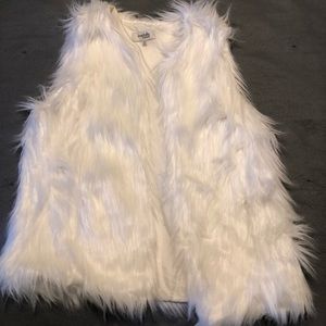 Faux fur vest